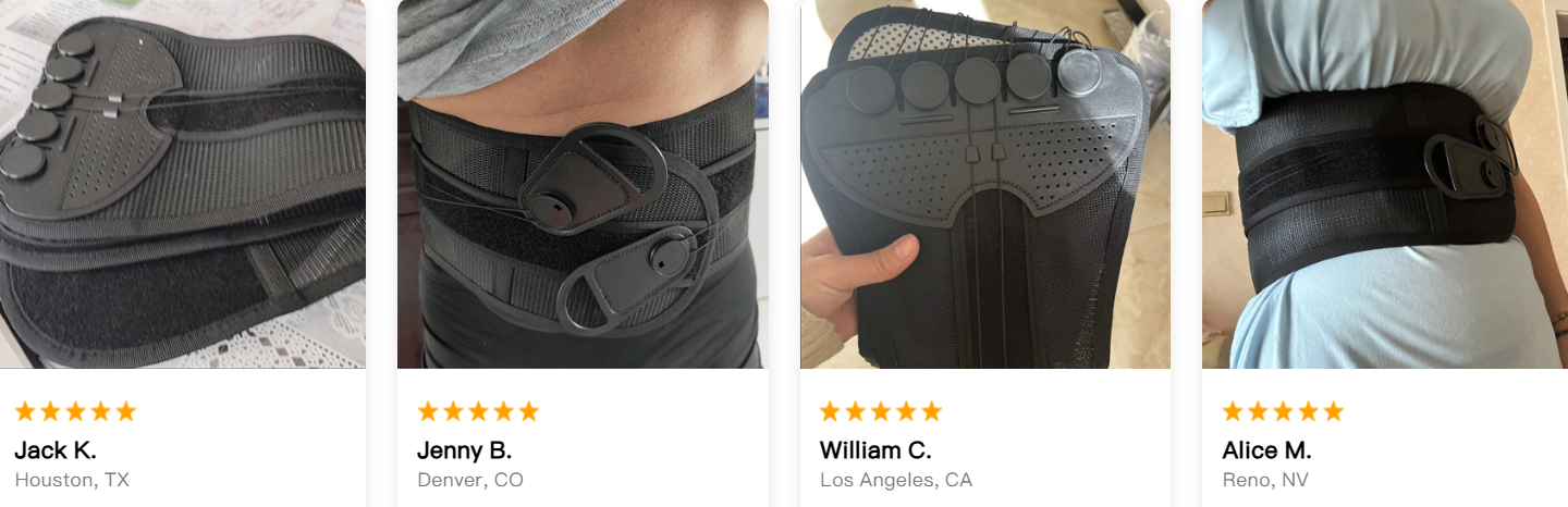 Hewelth Lumbar Support Back Brace Customer Reviews