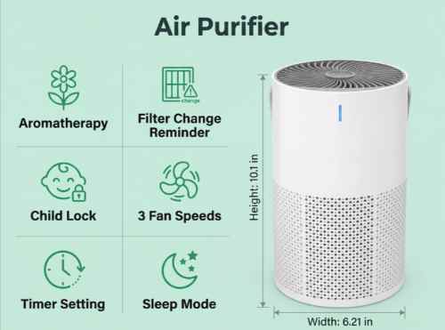 Freshia Air Purifier benefits
