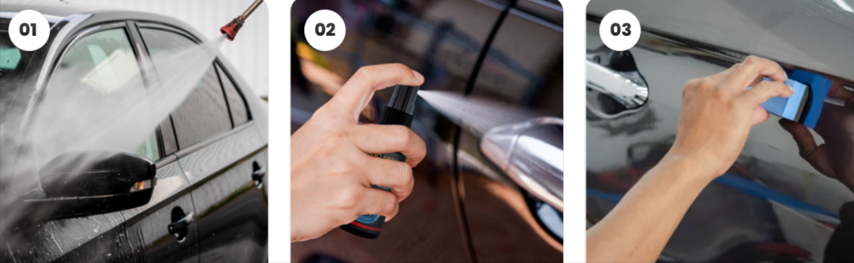 NuraFix Nano Car Spray How To use