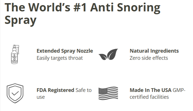 SnoreStop Throat Spray World's #1